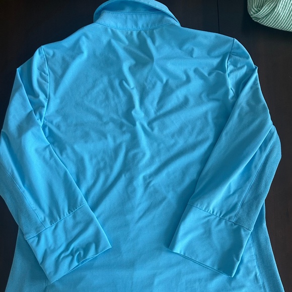 J Mclaughlin Lyford shirt - blue Size Small - Picture 7 of 8